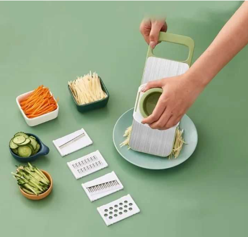 5in1 Vegetable Cutter Stainless Steel Multifunctional Grater For Vegetables Slicers Shredders Peeler