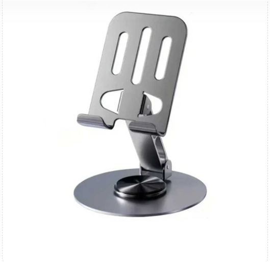 Universal Full Metal Mobile Phone Stand 360° Rotating Aluminum Alloy Base Desktop Tablet Phone Holder Stand